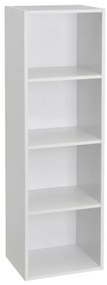 Bibliotecă albă 30x106x24 cm Cube – Casa Selección