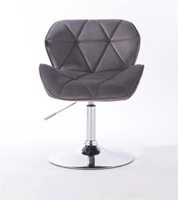 HR111N Scaun Catifea Grafit Velur