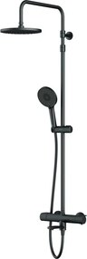 Coloana de dus cu baterie termostatata AM.PM X-Joy finisaj negru mat