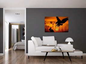 Tablou cu silueta prădătorului (90x60 cm)