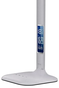 Veioza LED RGB / Lampa birou cu alarma, calendar si termometru Asser 982006 SU
