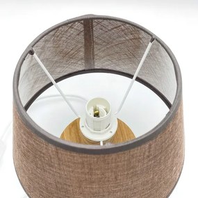 Lampă de masă Brilagi ANTHONY 1xE14/40W/230V stejar/maro