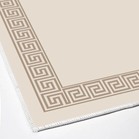 Covorașe de baie maro deschis 2 buc. 60x100 cm – Foutastic