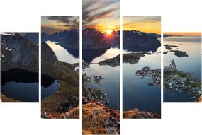 Tablou - Peisaj montan, Norvegia (150x105 cm)