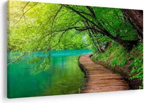 Tablou - Lacurile Plitvice (90x60 cm)