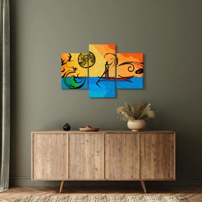 Tablou cu pictură străveche (90x60 cm)