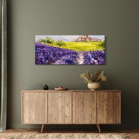 Tablou - Provence, Franța, pictură în ulei (120x50 cm)