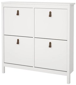 Suport pentru pantofi Real larg, alb