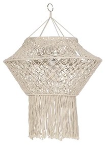 Abajur macrame natural 90 cm