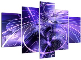 Tablou abstracție tehnică (150x105 cm)