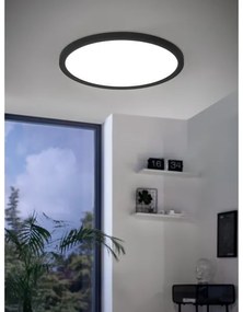 Plafonieră LED RGBW dimabilă ROVITO-Z LED/14,6W/230V negru Eglo 900091