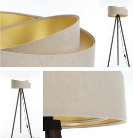 Lampadar GALAXY 1xE27/60W/230V bej/maro