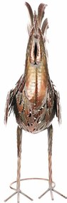 Decorație metalică pentru grădină Cocos, cupru,39 x 16 x 53 cm