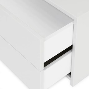 Boxie 2 sertare dulap de perete 40x80x37 cm alb