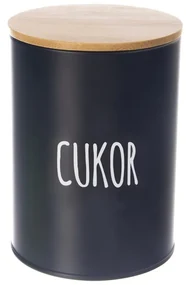 Cutie de tablă Orion pentru zahăr BLACK