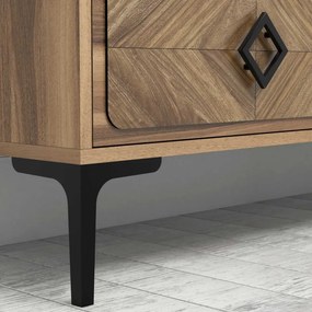 Set Comoda TV si Masuta de Cafea Living Samba Walnut