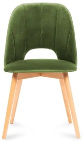 Scaun de dining TINO 86x48 cm verde deschis/stejar deschis