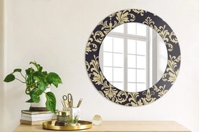 Oglinda rotunda imprimata Model floral
