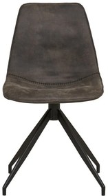 Scaune de dining gri 2 buc. Monaco – House Nordic