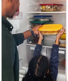 Set de 2 recipiente din sticlă pentru alimente PYREX 1,2/2,5 l