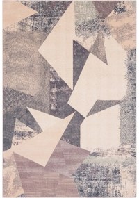 Covor roz/bej din lână 133x180 cm Braque alabaster – Agnella