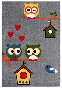 Covor cu Bufnite Pentru Copii 11205 Selectează mărime: 080 X 150