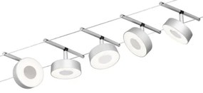 Paulmann 94475 - Set 5x LED 5W spot CIRCLE 230V crom mat