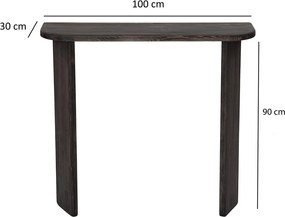 Dulap, Hanah Home, Ikigai, 100x90x30 cm, Antracit