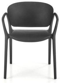 Scaun din plastic K491 negru