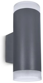 Aplică de exterior Brilagi MATERA 2xGU10/30W/230V antracit IP54