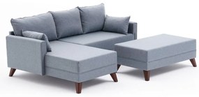 Colțar albastru deschis (colț stânga) Bella – Balcab Home