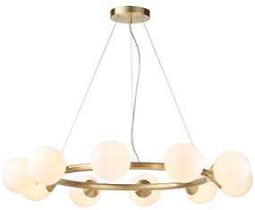 Endon 106008 - Lustră suspendată OTIS 10xG9/3W/230V aurie