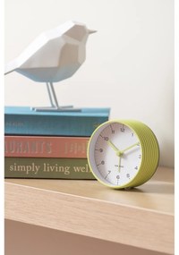 Karlsson 6010GR ceas cu alarmă design galben,diametru 9 cm