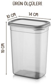 Set 6 cutii depozitare , UnicUtil, Durable Premium, Antracit