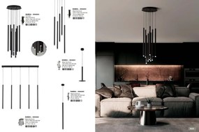 Lustra, Pendul LED design tubular DANDIA