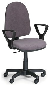 Scaun de lucru Torino cu cotiere, gri