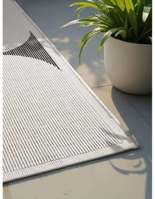 Covor pentru exterior și interior alb-negru 120x170 cm Duet Bowen – NORTHRUGS
