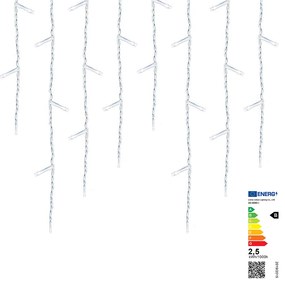 Ghirlanda luminoasa cu turturi cu LED, alb rece-cu 230 LED-uri