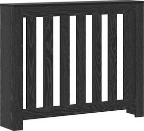 vidaXL Capac pentru radiator Stejar Negru 104 x 20 x 82 cm