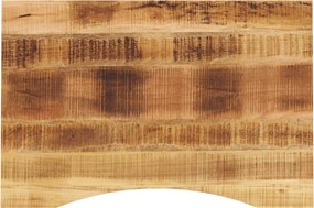 vidaXL Blat birou cu decupaj curbat 100x60x2,5 cm lemn masiv mango