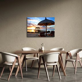 Tablou - Apus de soare în Mauritius (70x50 cm)
