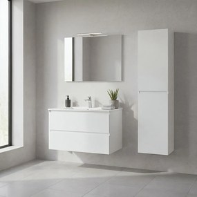 Dulap lateral Vario Forte 35 alb-alb