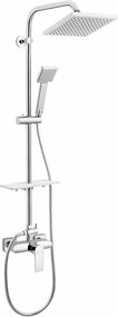 Coloana de dus cu baterie monocomanda Ferro Algeo Square cu 1 functie