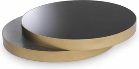 Masuta de cafea design LUX cu blat din sticla Griffith 114419 HZ