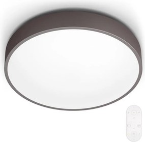 Philips 60262/43/P5 - Plafonieră LED reglabilă maro LED/28W/230V + telecomandă