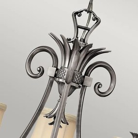 Lustră pe lanț Hinkley HK-PLANT3-PL PLANTATION 4xE14/40W/230V argintiu