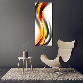 Pictura pe sticlă acrilică Valuri abstracte