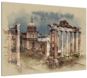 Tablou - Forumul Roman, Roma, Italia (70x50 cm)