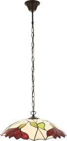 Endon 112246 - Lustră suspendată pe lanț Tiffany BOTANICA, 1xE27/60W/230V, Ø 45 cm