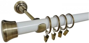 Galerie simpla FULDA /25 - alb/aur antic (Alege marime: 320 cm)